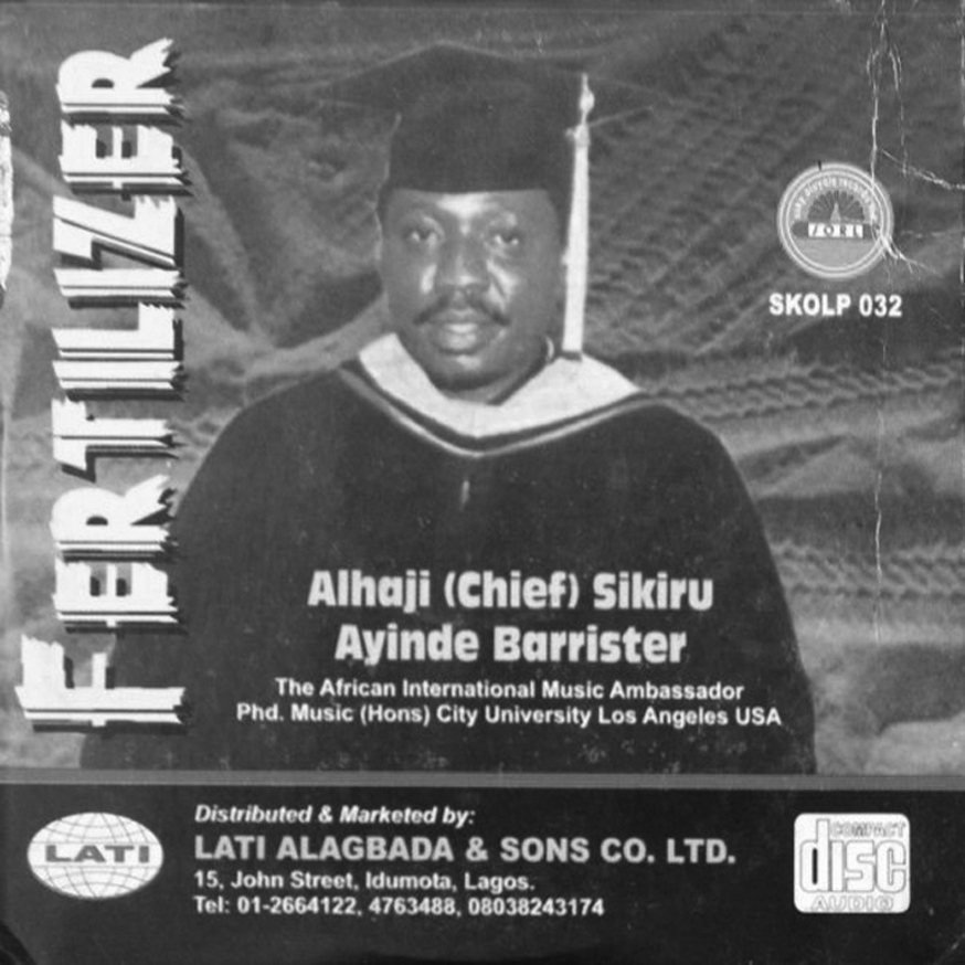 A selection from the 60 albums produced by Ayinde Barrister in his career spanning 1972-2008